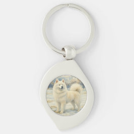 Samojede Schlüsselanhänger