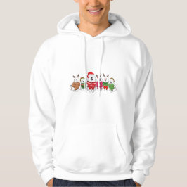Samojeden in Weihnachtspullovern Hoodie