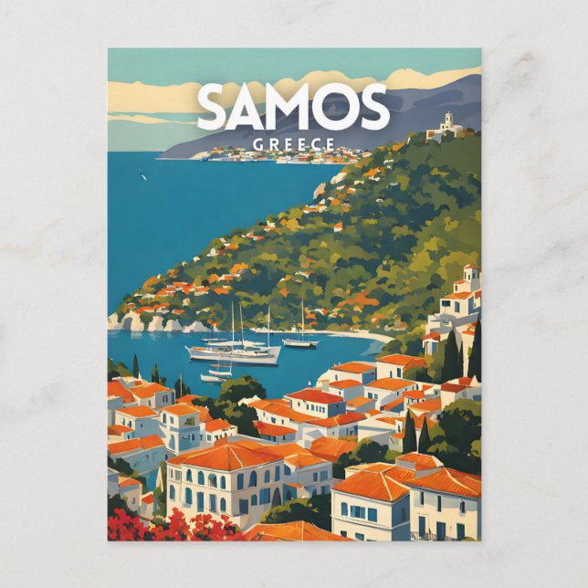 Samos Griechenland Postkarte (Vorderseite)