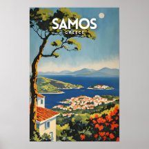 Samos Reiseplakat