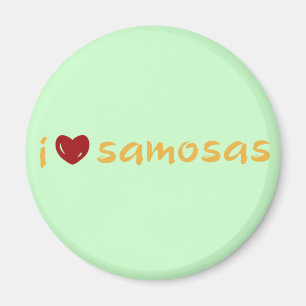Samosa Liebe Magnet