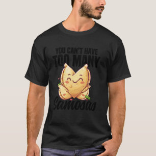 Samosas Fan Indian Cuisine Food Mahlzeit Speise Ve T-Shirt