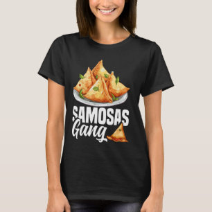 Samosas Food Samosa Maker Indischer Feinschmecker  T-Shirt