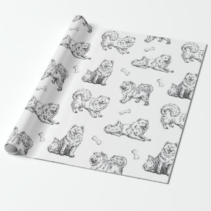 Samothunde-Muster Geschenkpapier