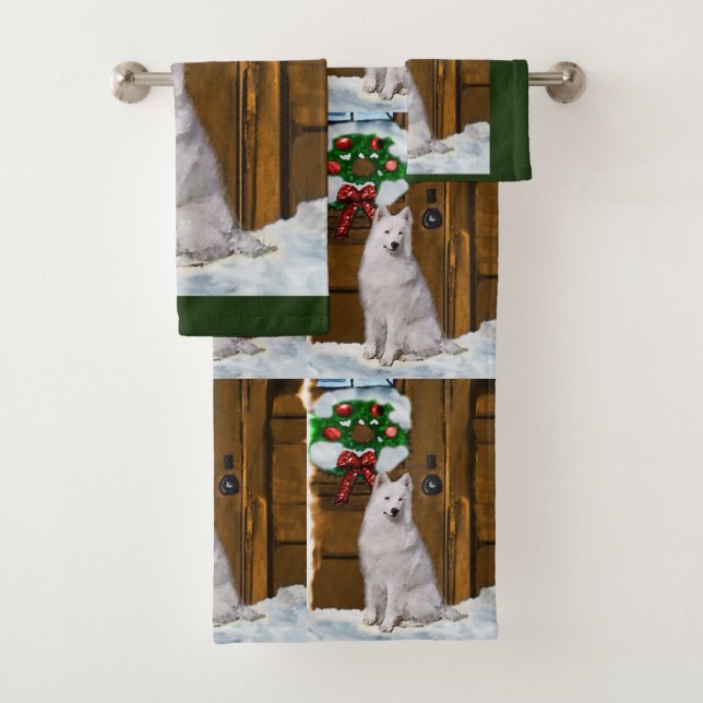 Samotische Weihnachten Badhandtuch Set (Insitu)