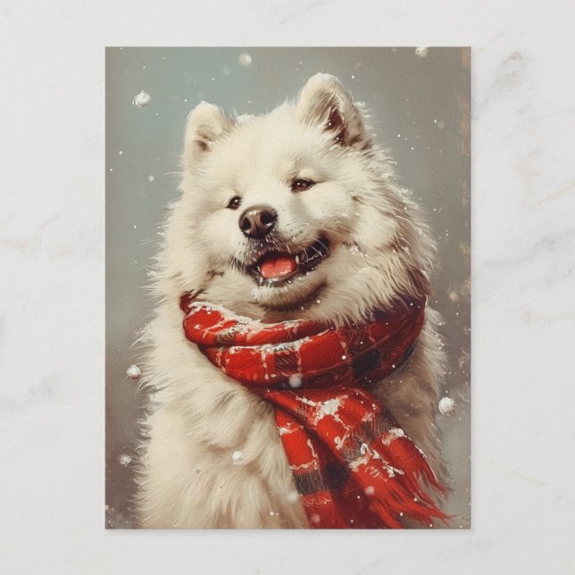 Samotische Weihnachten Postkarte (Vorderseite)