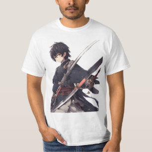 Samouraï-guerrier - T-shirt japonais guerrier épée
