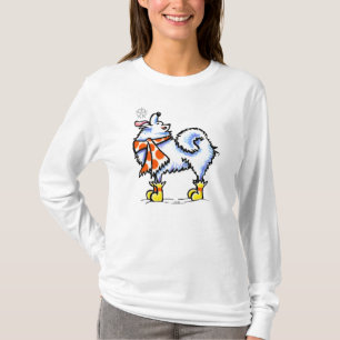 Samoyed-amerikanische Eskimohundeschneeflocke T-Shirt