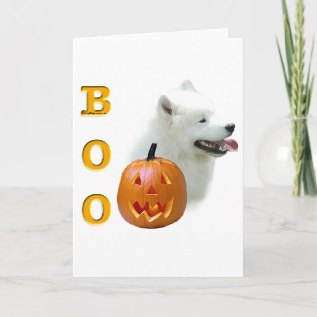 Samoyed Boo Karte (Vorderseite)
