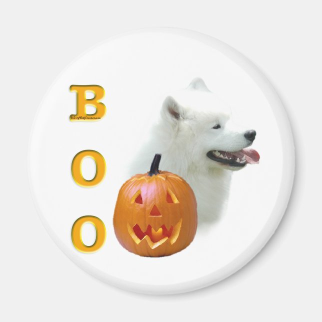 Samoyed Boo Magnet (Vorne)