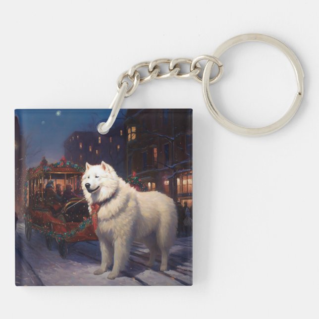 Samoyed Christmas Festive Saison (Dos)