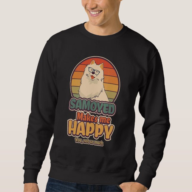 Samoyed Dog Owner Sweatshirt (Vorderseite)