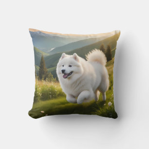 Samoyed Elegant Throw Kissen
