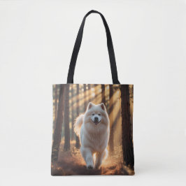 Samoyed Elegante Shoulder Tote Bag Tasche