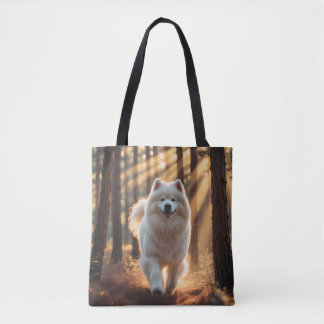 Samoyed Elegante Shoulder Tote Bag Tasche