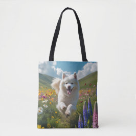 Samoyed Elegante Shoulder Tote Bag Tasche