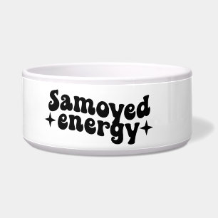 Samoyed Energy Keramik Dog Bowl Napf