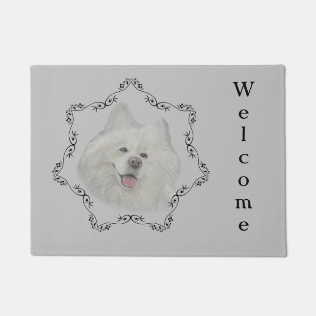 samoyed  fußmatte (Vorderseite)
