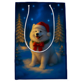 Samoyed Holiday Mittlere Geschenktüte