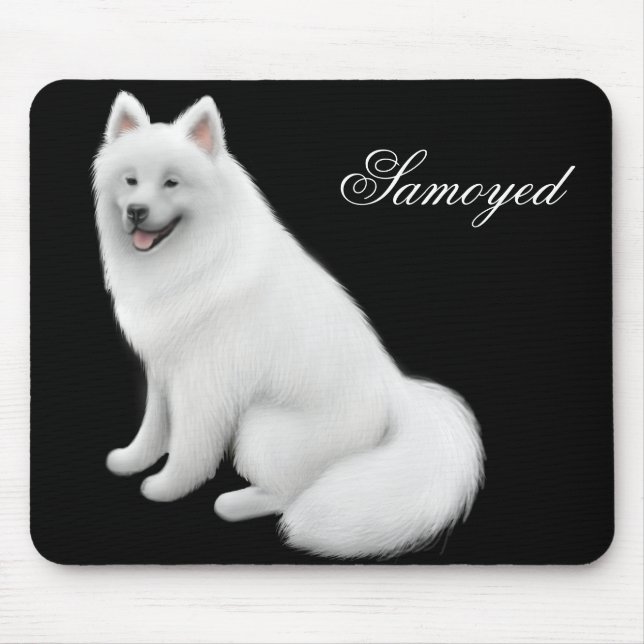 Samoyed-Hund Mousepad (Vorne)