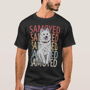 Samoyed Hund Walk Mama Hunde Redewendungen Züchter T-Shirt