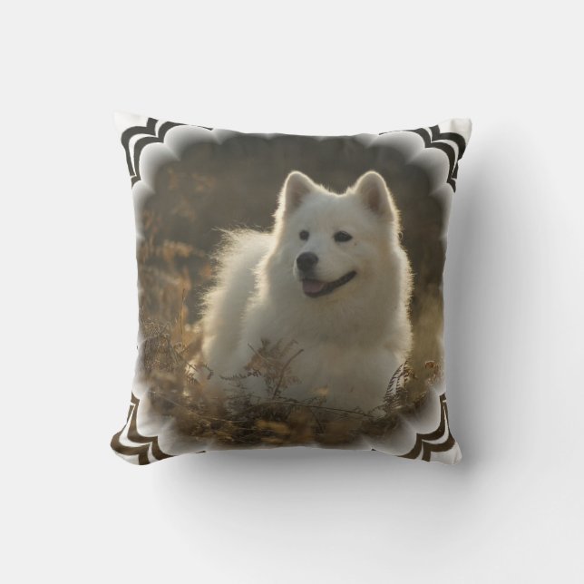 Samoyed-Kissen Kissen (Vorderseite)
