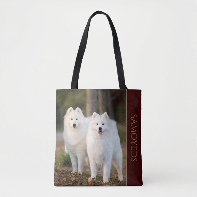 Samoyed-Liebhaber Tasche (Vorderseite)