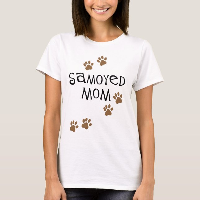 Samoyed-Mama T-Shirt (Vorderseite)
