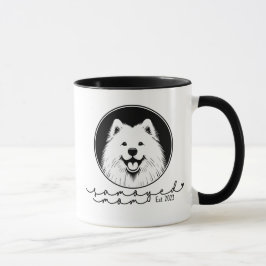 Samoyed Mom Custom Established Pop Art Samoyed Tasse