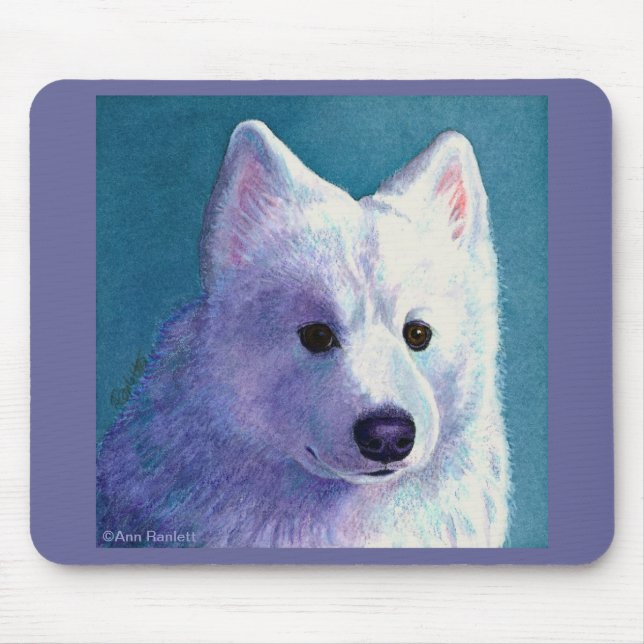 Samoyed Mousepad - "Buddha" (Vorne)