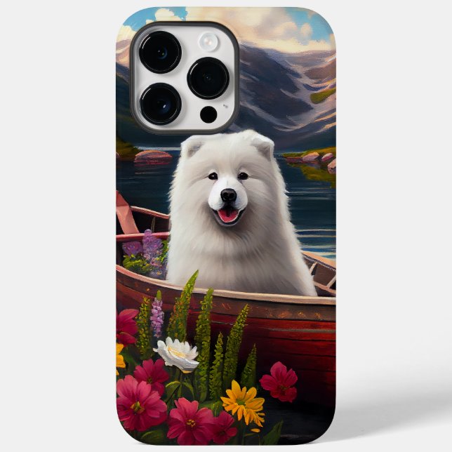 Samoyed on a Paddle: Ein Landschaftliches Abenteue Case-Mate iPhone 14 Pro Max Hülle (Rückseite)