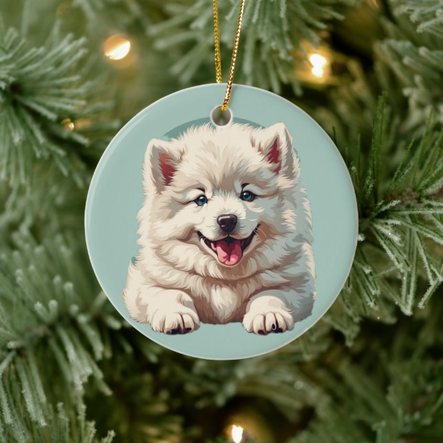 Samoyed Ornament (Baum)