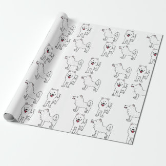 Samoyed-Packpapier Geschenkpapier