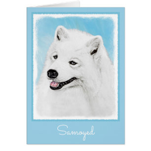 Samoyed Painting - Niedliche Original Dog Art
