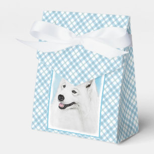 Samoyed Painting - Niedliche Original Dog Art Geschenkschachtel