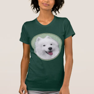 Samoyed Painting - Niedliche Original Dog Art T-Shirt