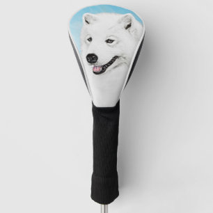 Samoyed Painting - Niedliche Original Hundekunst Golf Headcover