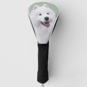 Samoyed Painting - Niedliche Original Hundekunst Golf Headcover