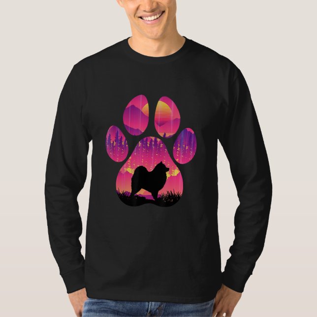 Samoyed Paw Mom Dad Dog  Women Men T-Shirt (Vorderseite)