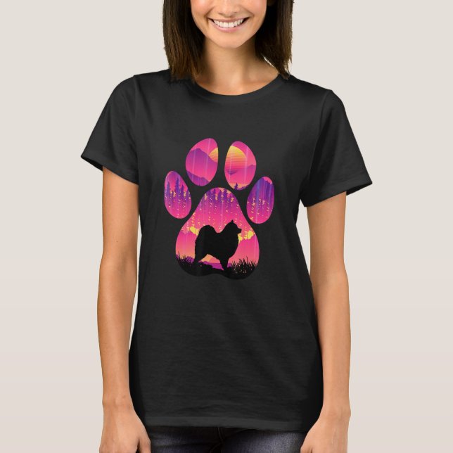 Samoyed Paw Mom Dad Dog  Women Men T-Shirt (Vorderseite)