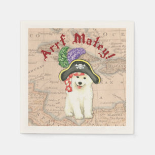 Samoyed Pirate Serviette