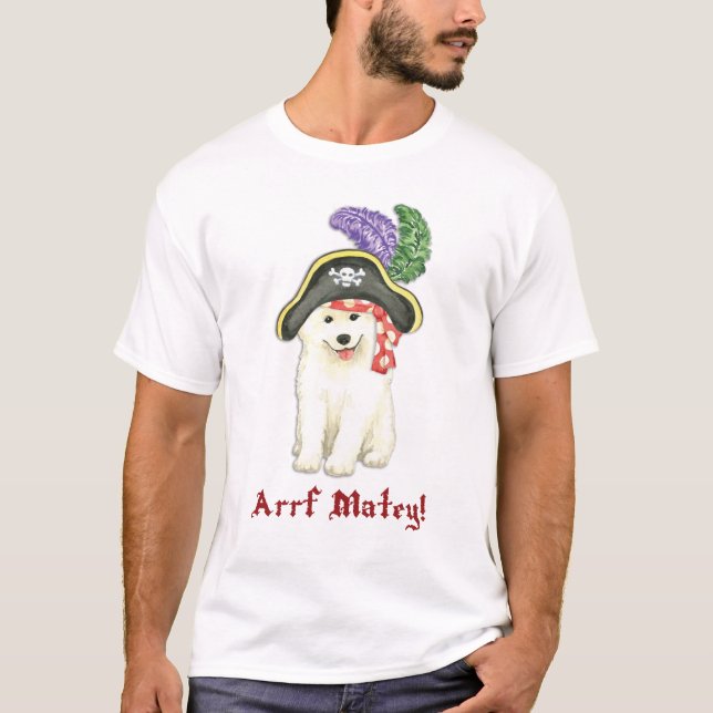 Samoyed Pirate T-Shirt (Vorderseite)