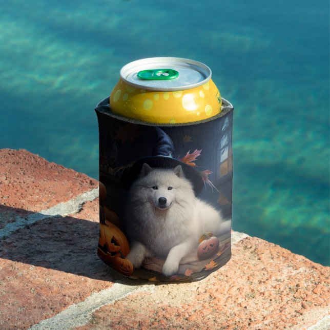 Samoyed Pumpkins Halloween Beängstigend Dosenkühler (In Situ Pool)