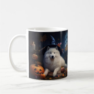 Samoyed Pumpkins Halloween Beängstigend Kaffeetasse