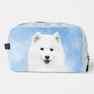 Samoyed Puppy Malerei White Niedlich Original Dog  Waschbeutel