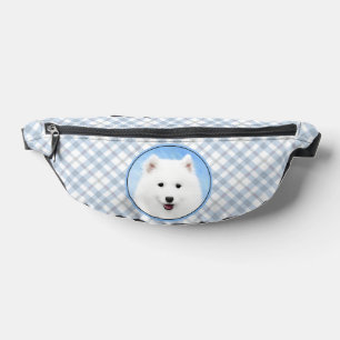 Samoyed Puppy Peinture blanc mignonne Original Chi