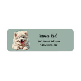 Samoyed Return Address Label