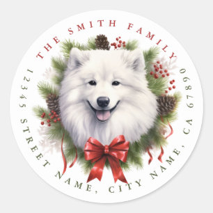 Samoyed Round Stickers