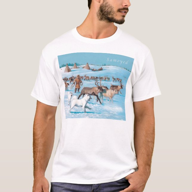 Samoyed-Shirt T-Shirt (Vorderseite)
