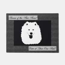 Samoyed-Tür-Matte 18" X24"; Passen Sie von diesem